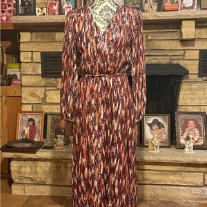 MSK Multicolor Patterned Women's Dress